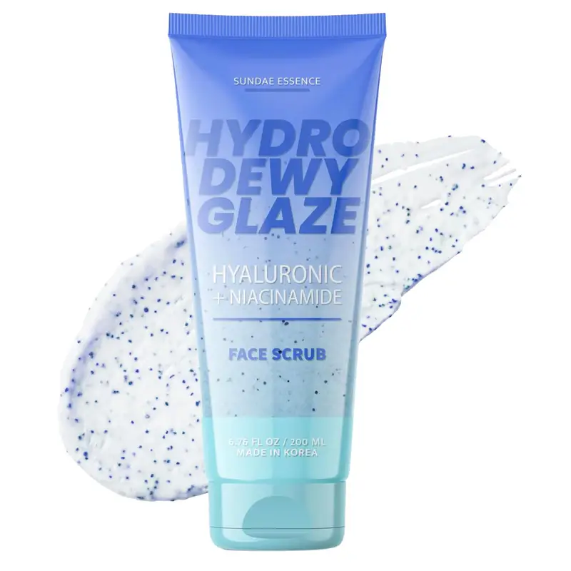 Hydro Dewy Glaze Hyaluronic + Niacinamide Facial Scrub