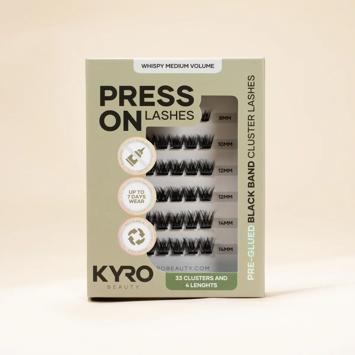 Pre-Glued Whispy Medium Volume – PRESS ON LASHES