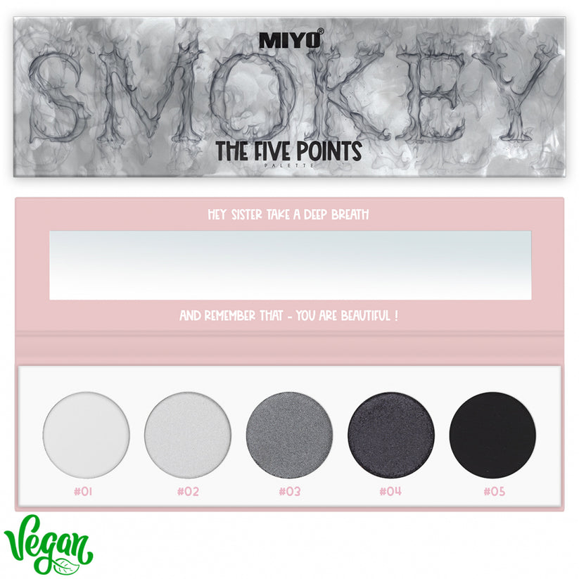 MIYO Point Palette eyeshadows Smokey