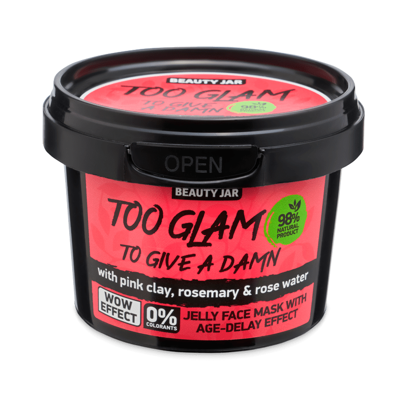 TOO GLAM TO GIVE A DAMN Jelly Face Mask