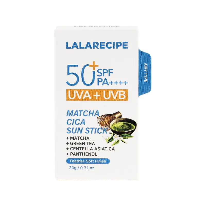 LALARECIPE MATCHA CICA SUN STICK SPF50+, PA++++