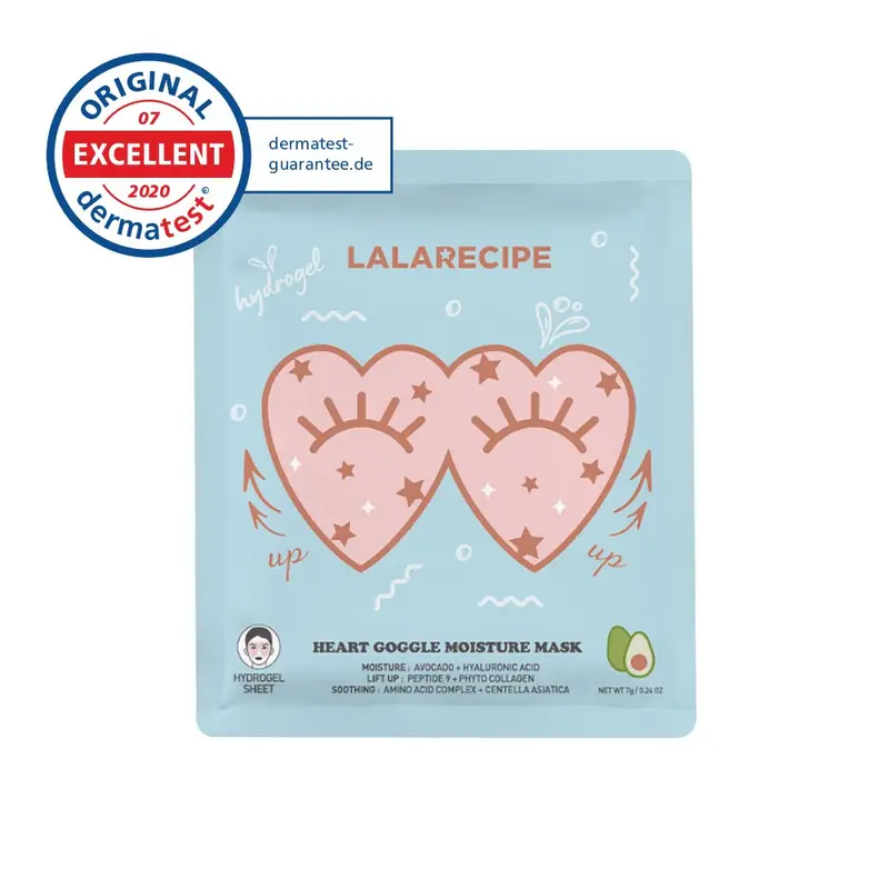 LALARECIPE HEART GOGGLE MOISTURE MASK – 10 PCS
