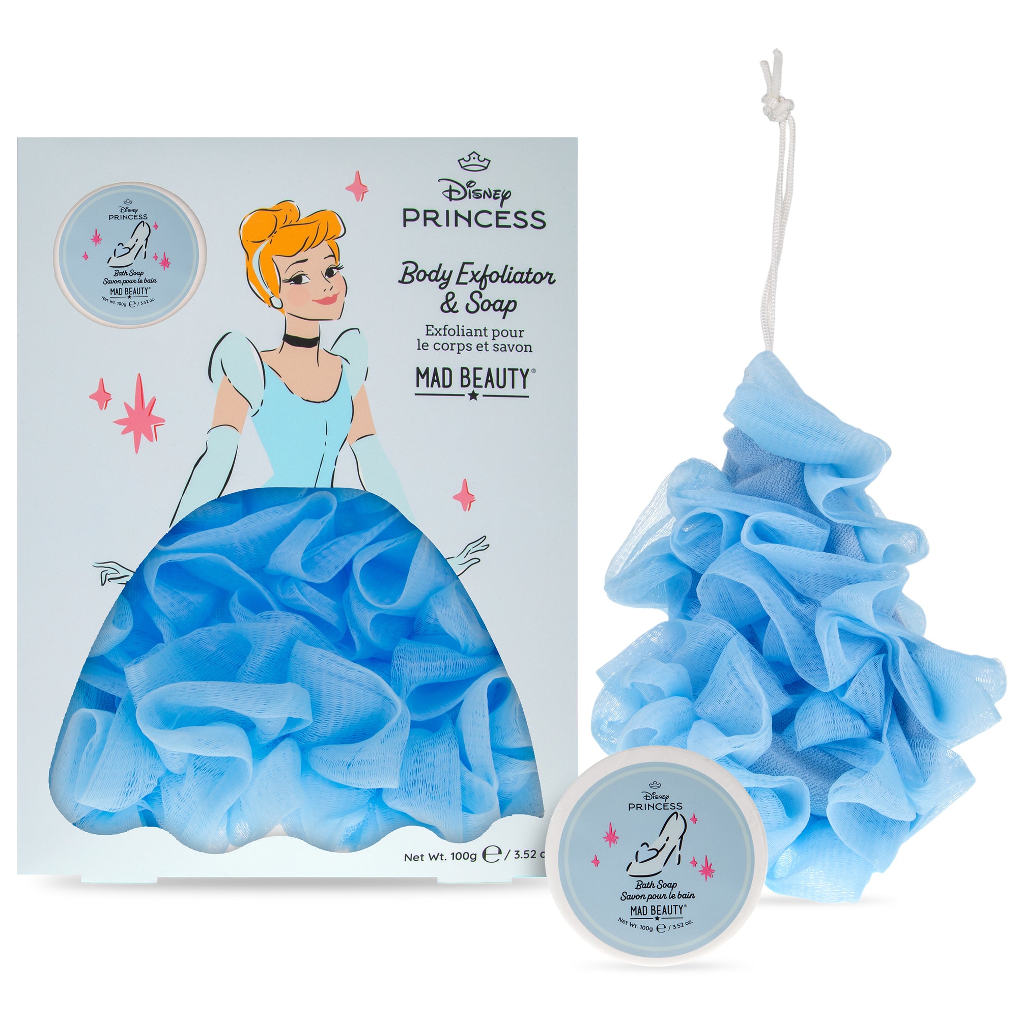 PRINCESS SETS BODY EXFOL AND SOAP-CINDERELLA