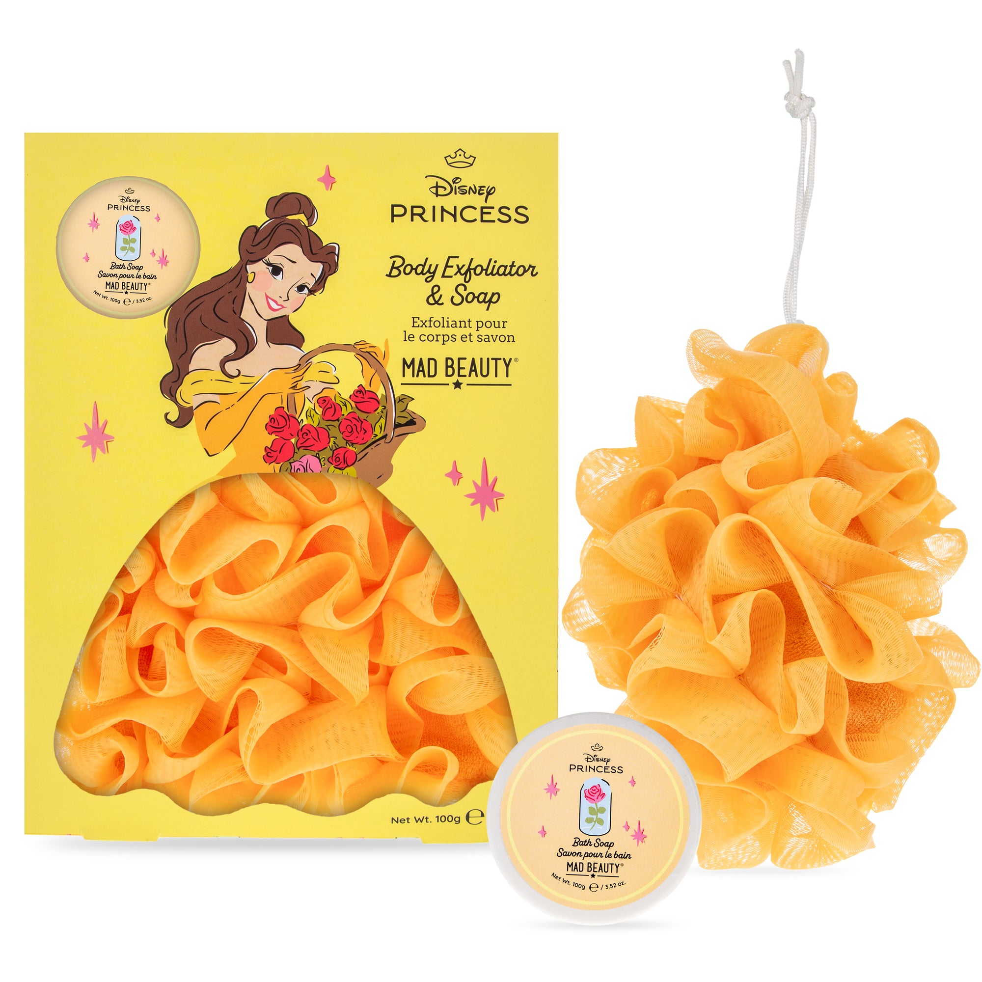PRINCESS SETS BODY EXFOLIATOR AND SOAP - BELLE