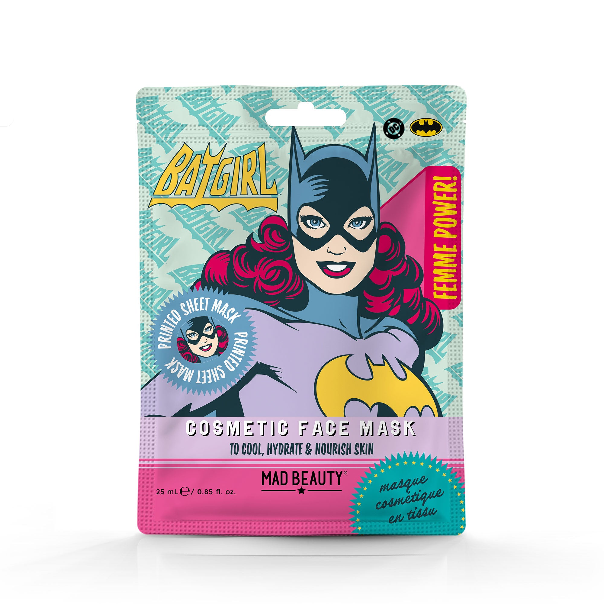 DC FEMME POWER COSMETIC FACE MASK - BATGIRL